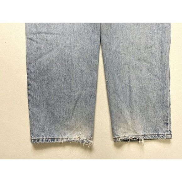 VINTAGE Levi's 550 Denim Jeans Men Size 32 X 31 Light Blue Tag Size 34 X 32 - Picture 4 of 11